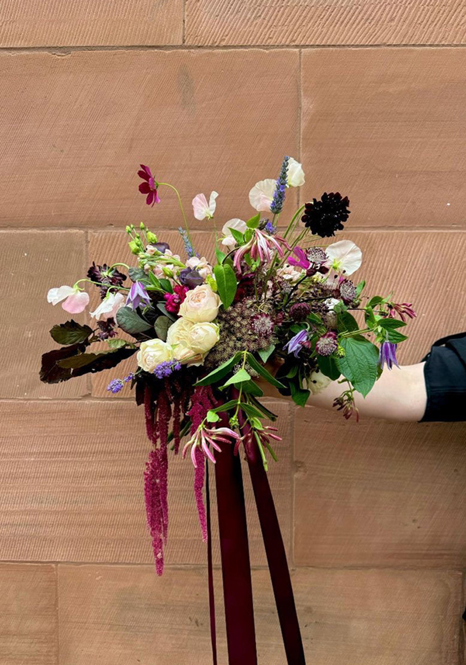 Mix of dark colours bouquet